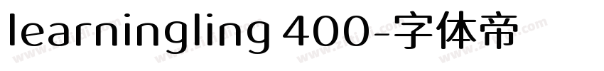 learningling 400字体转换
